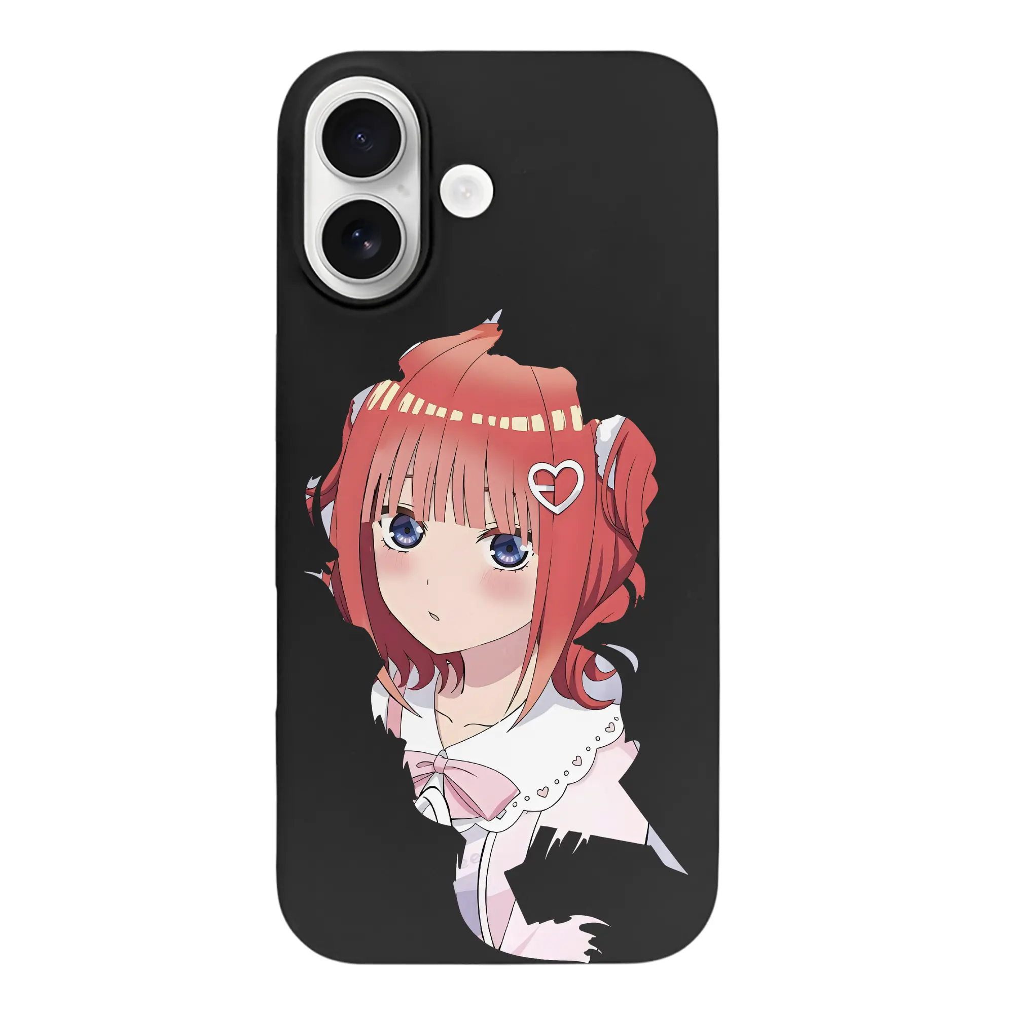 五等分の花嫁 グッズ 中野 二乃 - iPhone 17 シリーズ シリコンケース 薄型 耐衝撃 指紋防止 ソフトタッチカバー 精密フィット 傷防止 保護ケース iPhone 17/17 Air/17 Pro/17 Pro Max 対応